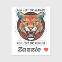 mountain lion puma school mascot customize car