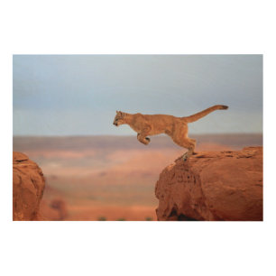 Mountain Lion Wood Wall Decor
