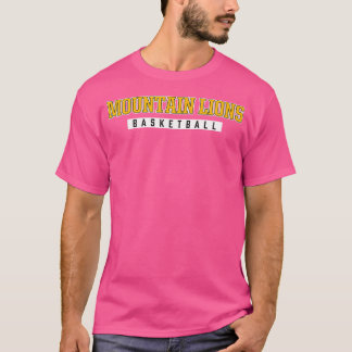 Mountain Lions Basketball Tucker County High Schoo T-Shirt