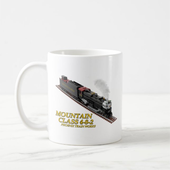 Mountain Locomotive 4-8-2 Dual-Sided Mug (Left)