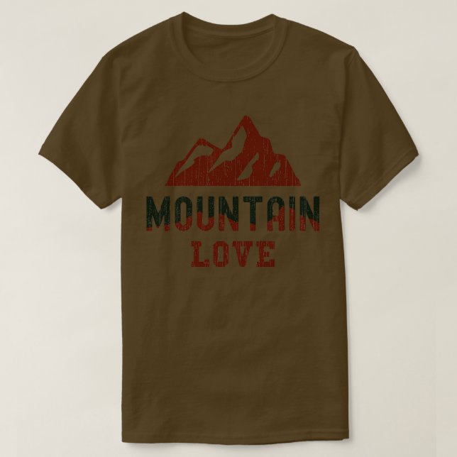 Mountain Love Climbing Bouldering 1  T-Shirt (Design Front)