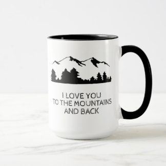 Mountain love mug