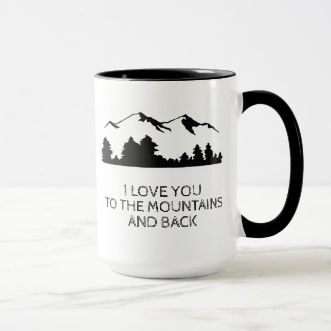 Mountain love mug (Right)