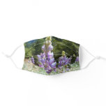 Mountain Lupins at Yosemite Adult Cloth Face Mask