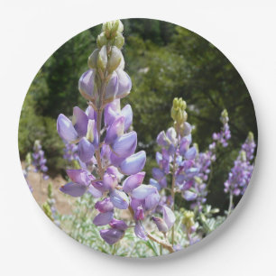 Mountain Lupins at Yosemite Paper Plates