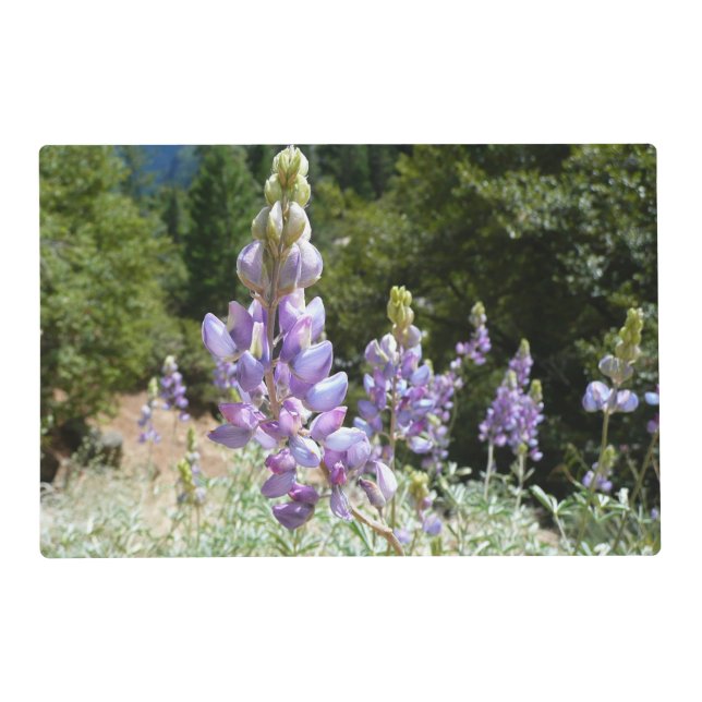 Mountain Lupins at Yosemite Placemat (Front)