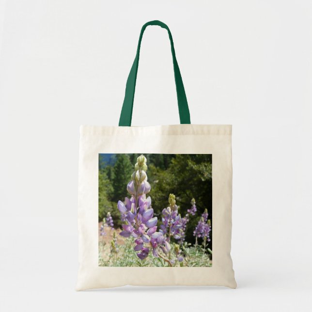 Mountain Lupins at Yosemite Tote Bag (Front)