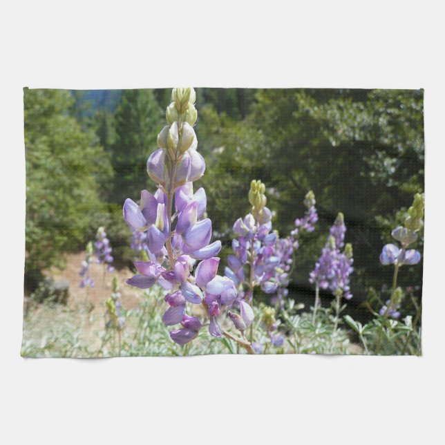 Mountain Lupins at Yosemite Towel (Horizontal)