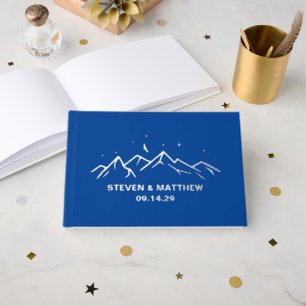 Mountain Magic Foil Guest Book
