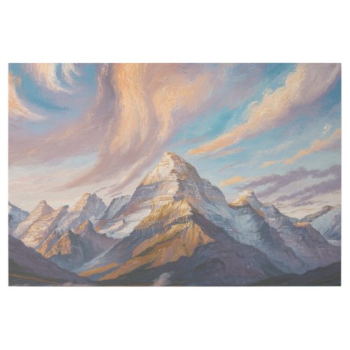 Mountain Majesty A Serene Impression Gallery Wrap
