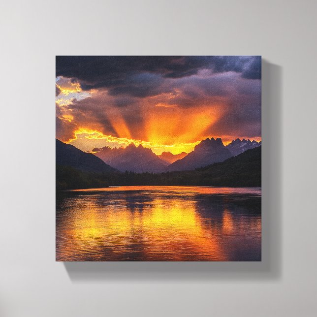 Mountain Majesty Canvas Print (Front)