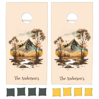 Mountain Majesty Cornhole Set