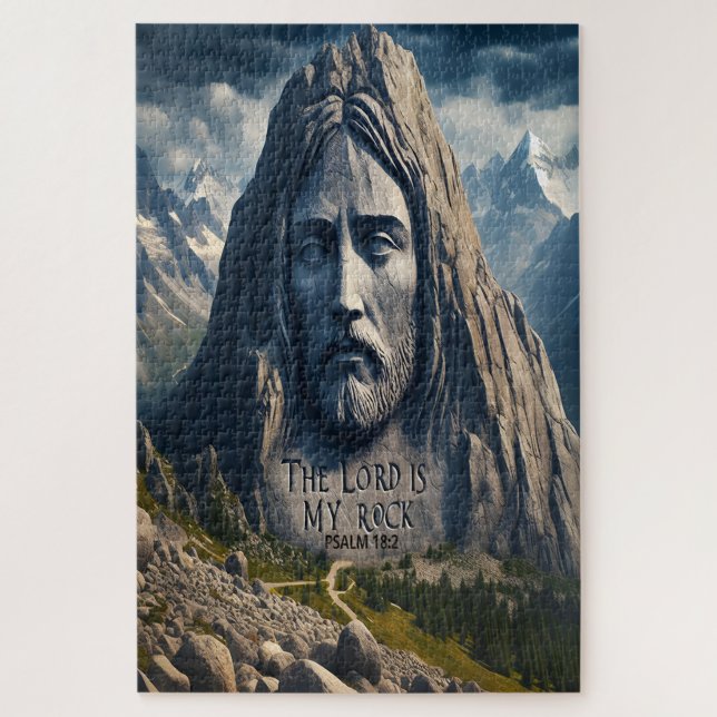  Mountain Majesty The Lord Is My Rock Jigsaw Puzzle (Vertical)