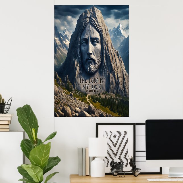  Mountain Majesty The Lord Is My Rock Poster (Home Office)