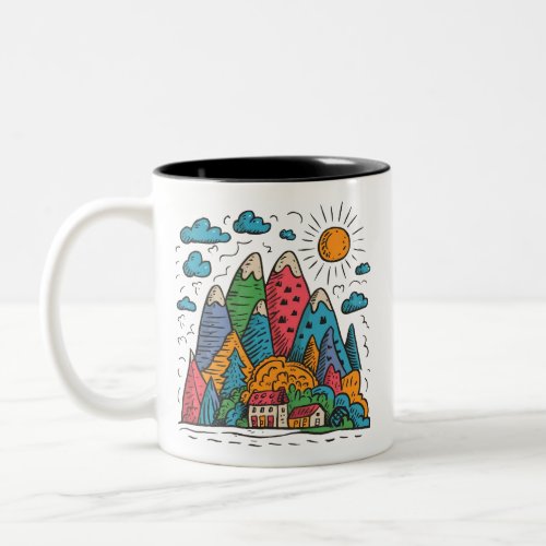 Mountain Majesty Two_Tone Coffee Mug