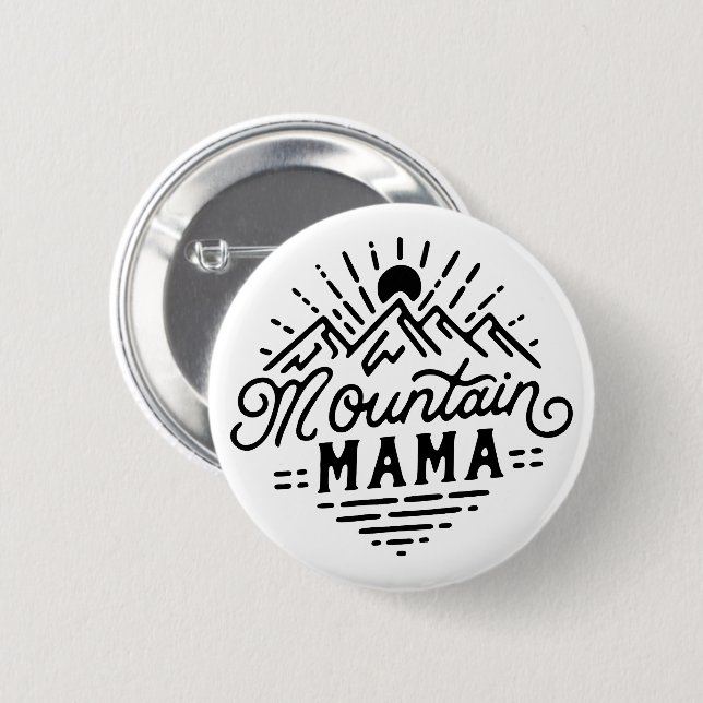 Mountain mama button (Front & Back)
