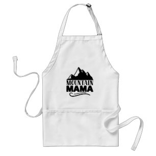 mountain mama funny adult apron