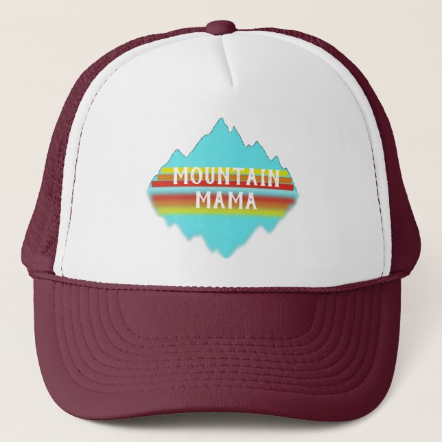 Mountain Mama Trucker Hat (Front)