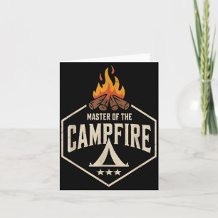 Mountain Master of Campfire Summer Camp Director Card