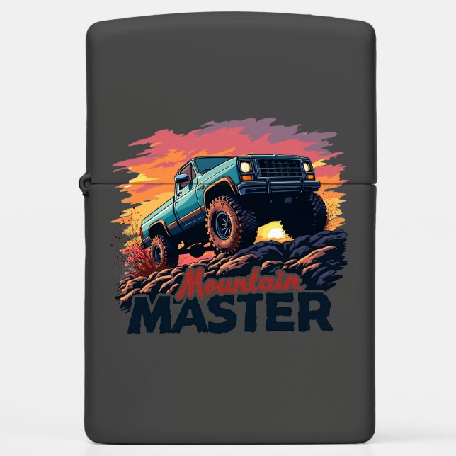 Mountain Master Off-Road Design Zippo Lighter (Front)
