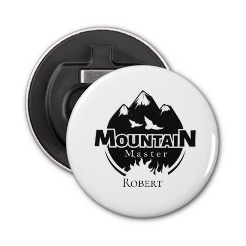 Mountain master personalized hikerbiker  bottle opener
