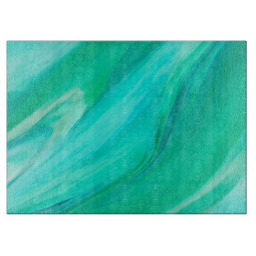 Mountain Meadow Green Abstract Cutting Board