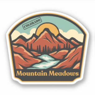 Mountain Meadows, Colorado Sticker