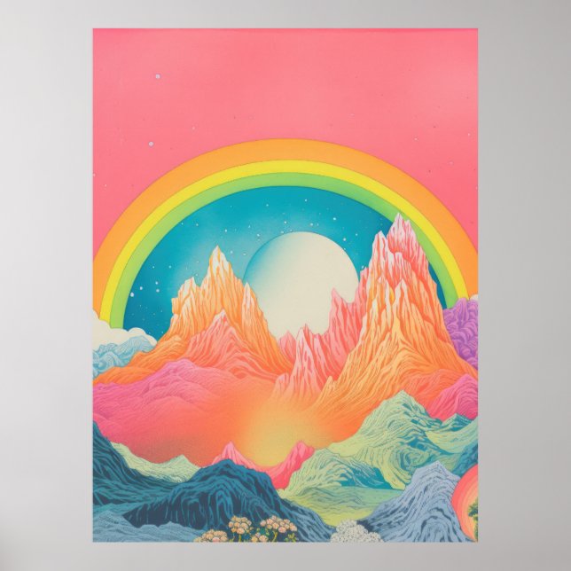 Mountain Melody: Colors of Nature Poster (Front)