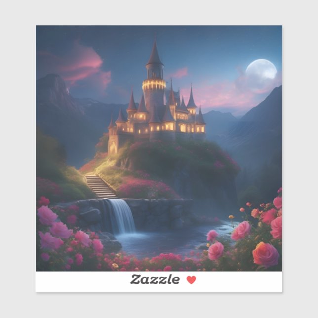 Mountain Midnight Castle Four Sticker (Sheet)