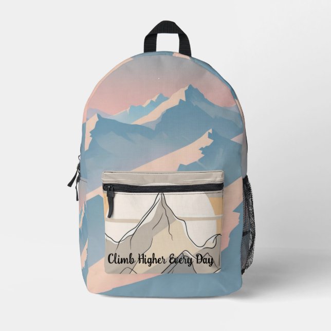 Mountain Moodline – Minimalist Outdoor Backpack (Front)