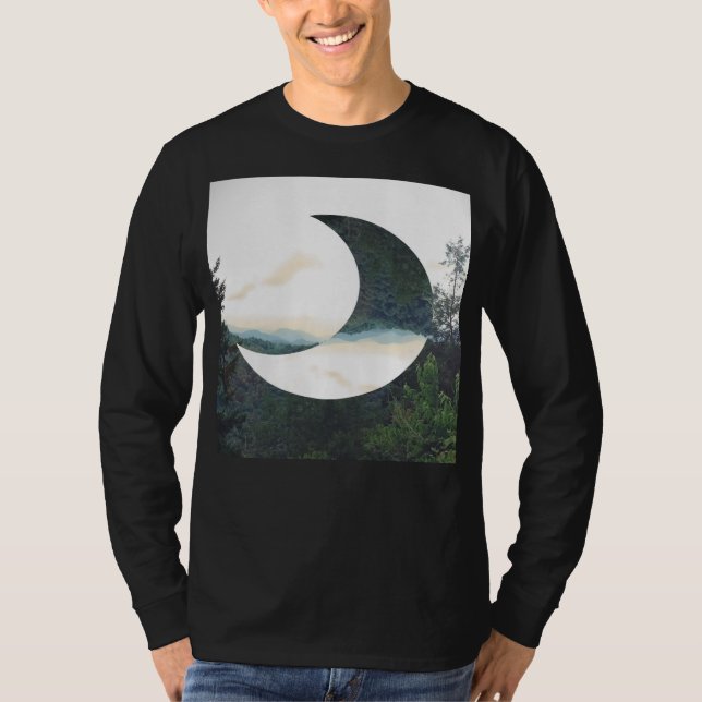 Mountain Moon Hipster T-Shirt (Front)
