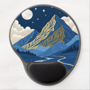 Mountain Moon Light Gel Mouse Pad