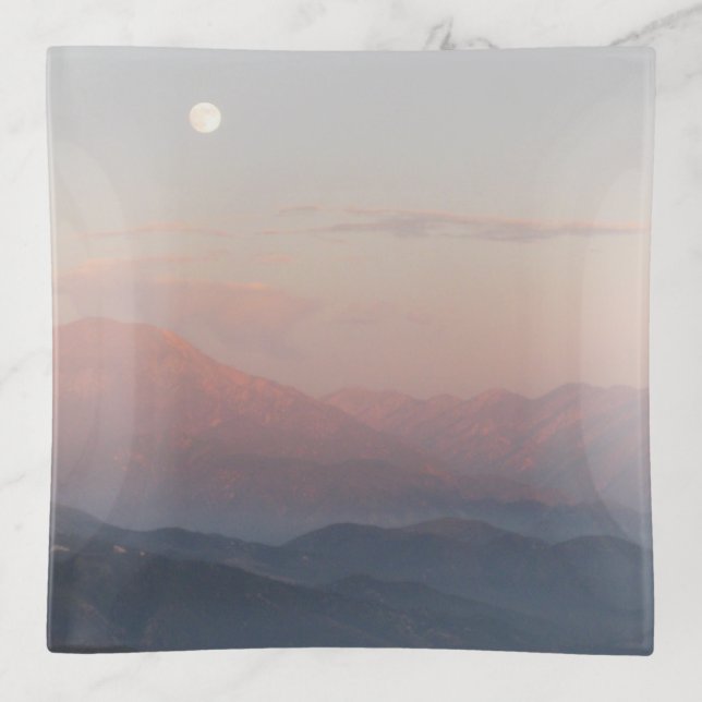 Mountain Moonrise Trinket Tray (Front)