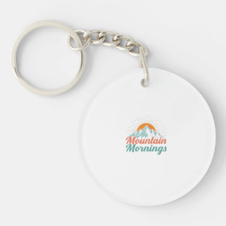 Mountain Mornings Keychain