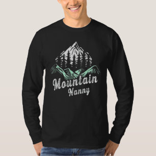 Mountain Nanny Camping Hiking Mom Adventure Mother T-Shirt