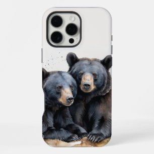 Mountain Nature Wilderness Mountains Black Bears iPhone 16 Pro Max Case