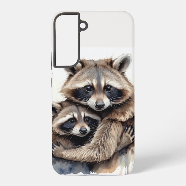 Mountain Nature Wilderness Mountains Raccoons Samsung Galaxy Case (Back)