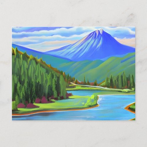 Mountain Oregon Postcard