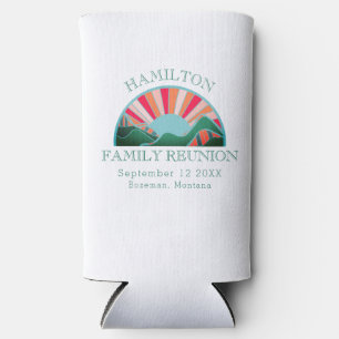 Mountain Outdoor Family Reunion Seltzer Can Cooler