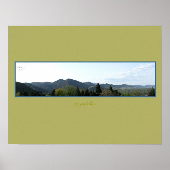 Mountain Panorama, Colorado Poster