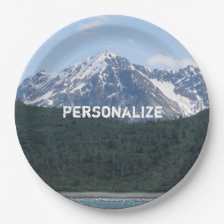 Mountain Paper Plate