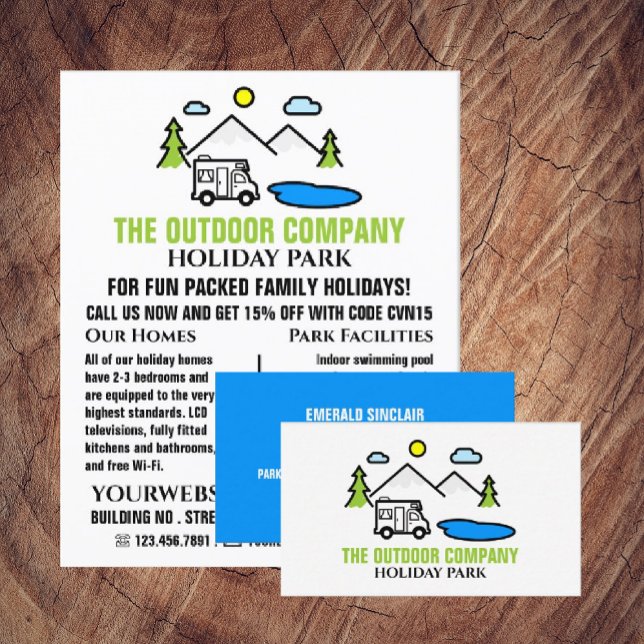Mountain Park, Holiday Park Advertising Flyer (Creator Uploaded)