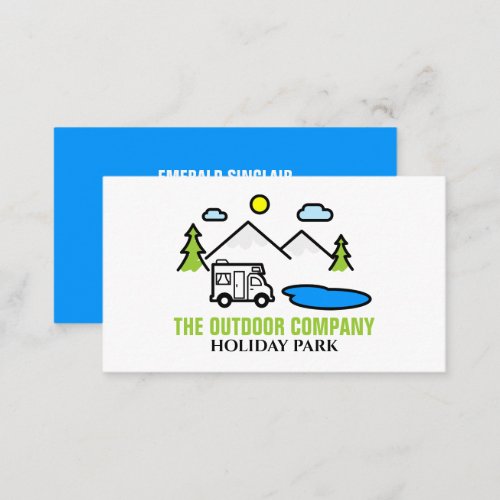 Mountain Park Holiday Park Owner Manager Business Card