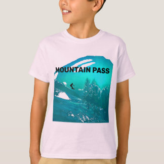Mountain Pass Kids Skiing T-Shirt