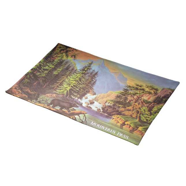 Mountain Pass Placemat (On Table)