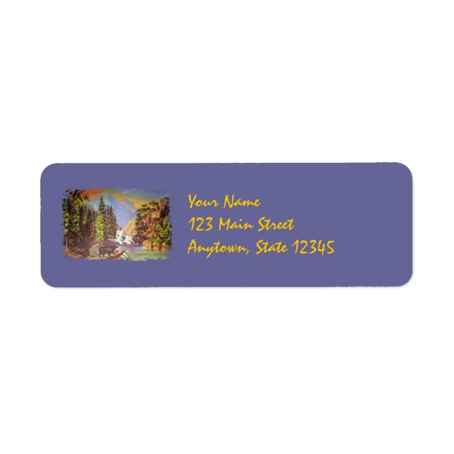 Mountain Pass Return Address Labels (Front)