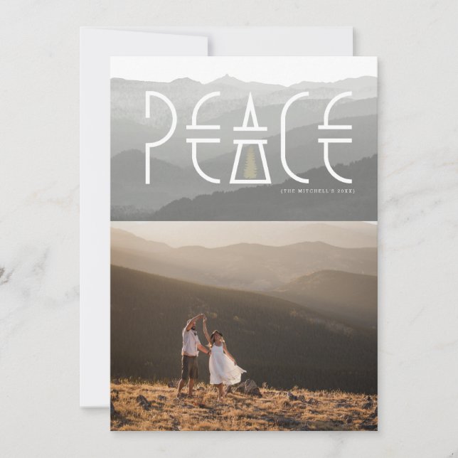 Mountain Peace | Holiday Photo (Front)