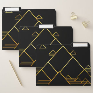 Mountain Peak Minimalism File Folder