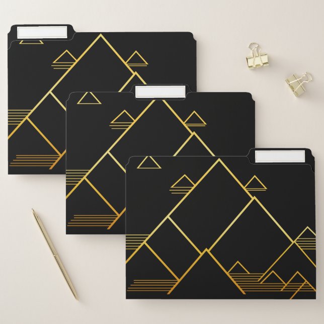 Mountain Peak Minimalism File Folder (Set)