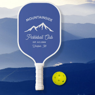 Mountain Peak, Pickleball Court Custom Text Paddle